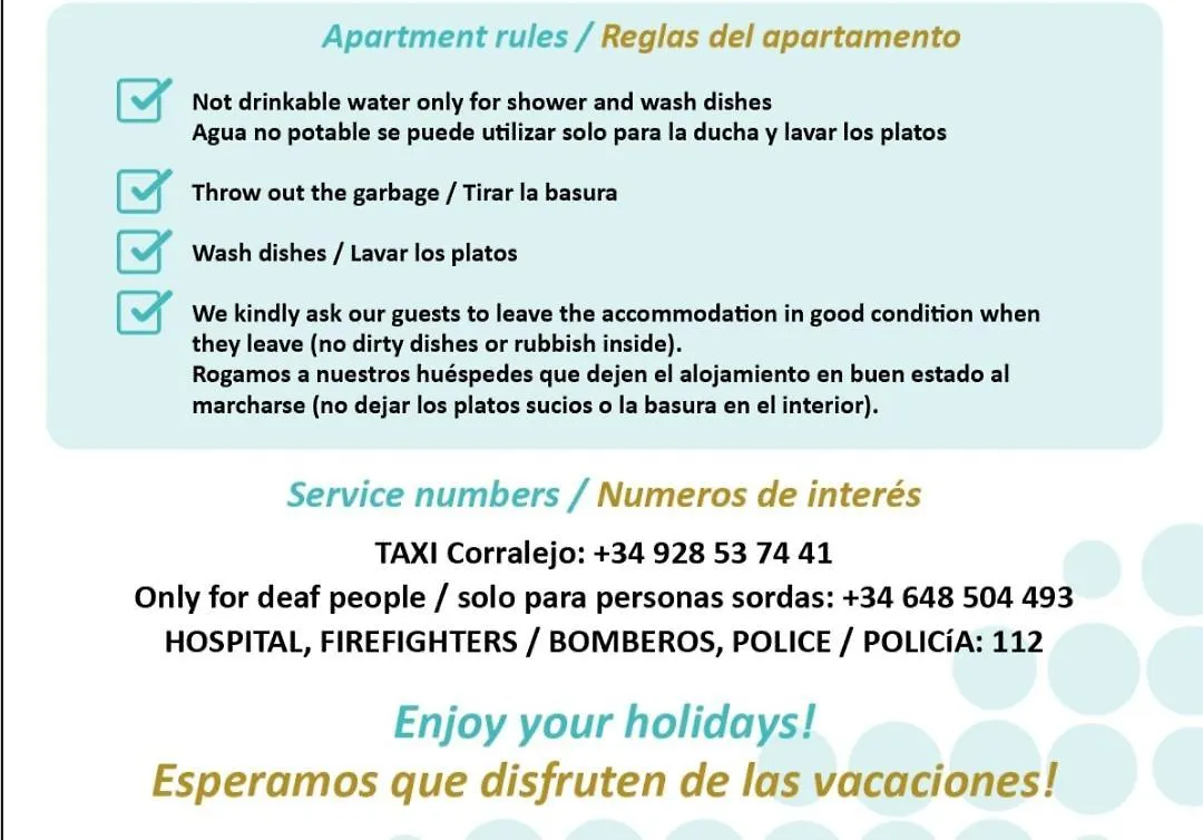 Apartmán B-Rent Bristol Beach Surf & Fun Corralejo